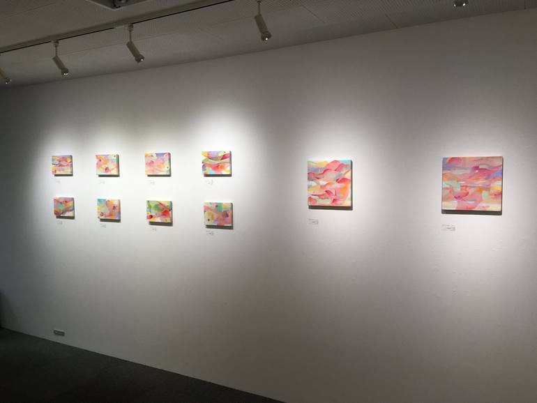 Original Abstract Expressionism Abstract Painting by Chisato Yamada