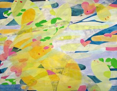 Original Abstract Expressionism Abstract Paintings by Chisato Yamada