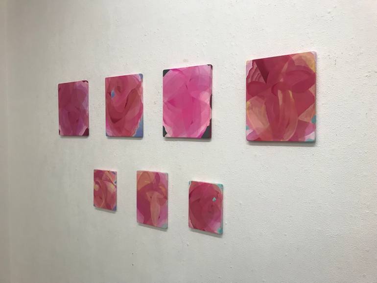 Original Abstract Expressionism Abstract Painting by Chisato Yamada