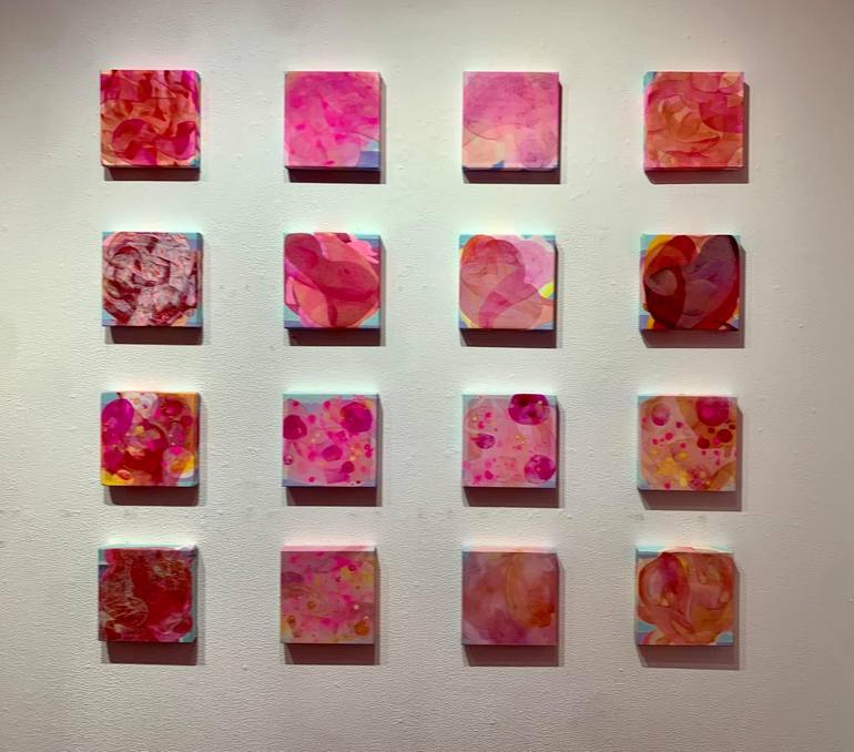 Original Abstract Expressionism Abstract Painting by Chisato Yamada