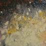 Painting: Acrylic, Latex, Plastic, glass on canvas, Other.
Inspired by geology, cosmology, astronomy and biology. Acrylic, latex and glitter painting on canvas.
Wired, to hang as is or framed. Edges are painted dark grey. Signed on the verso.