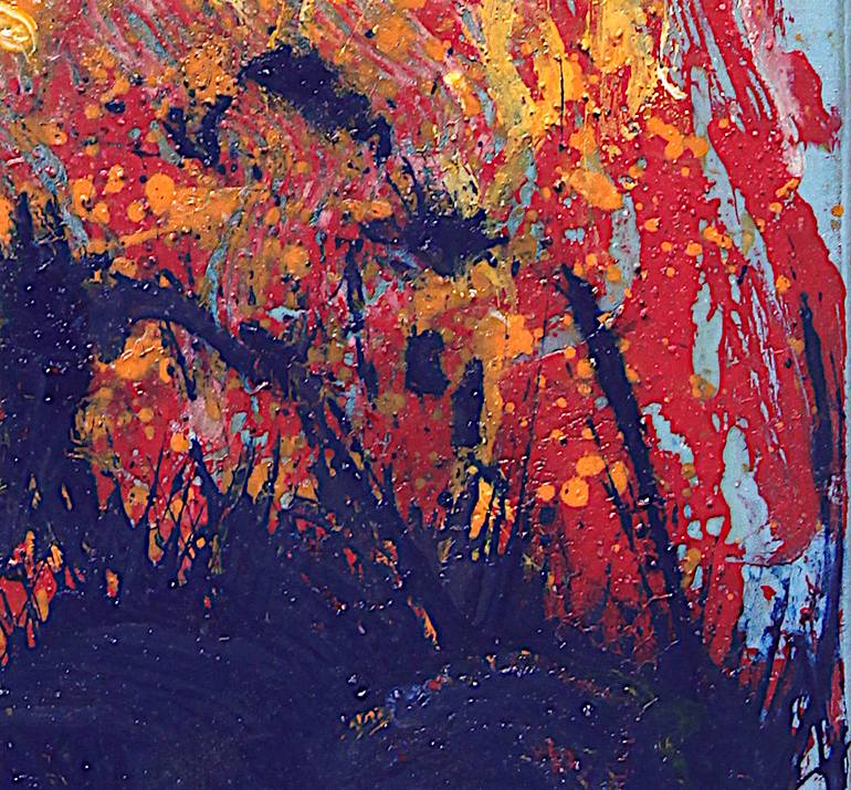 Original Abstract Expressionism Abstract Painting by Frank Cappello