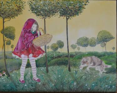 Print of Folk Children Paintings by Simona Bidileci