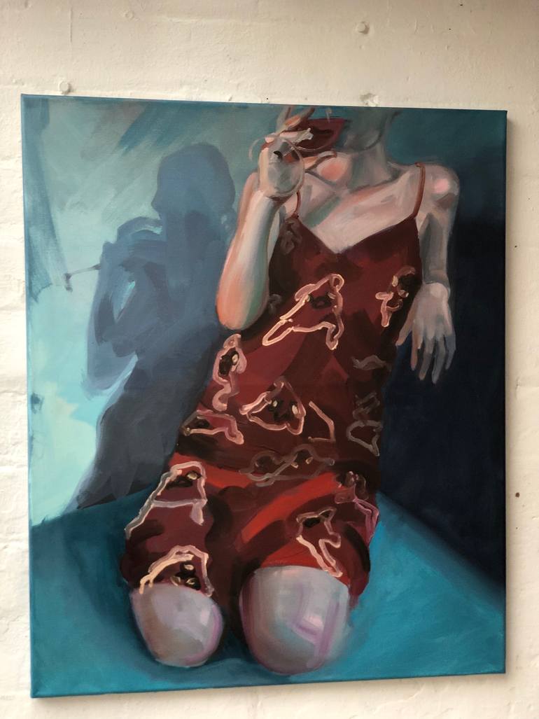 Original Figurative Women Painting by Eli Bennet