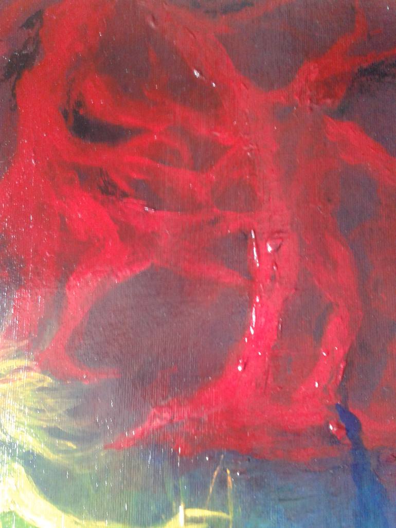 Original Surrealism Fantasy Painting by Angela Miniscalco