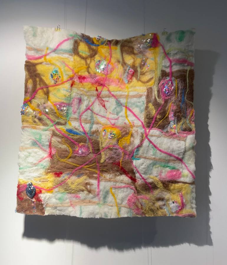 Original Contemporary Abstract Installation by Patricia Mendoza