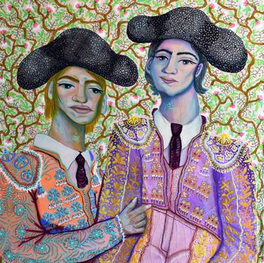 Original Figurative World Culture Paintings by Daniela Adamez