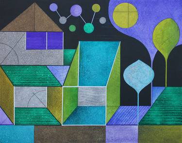 Original Abstract Paintings by Dan Steven