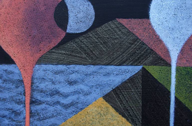 Original Abstract Landscape Painting by Dan Steven