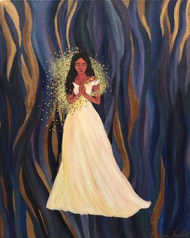 Original Figurative Religion Paintings by Francesca Bandino