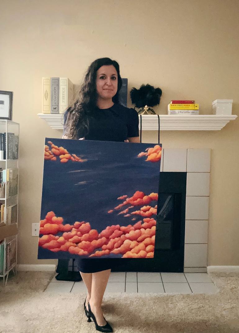 Original Expressionism Nature Painting by Francesca Bandino