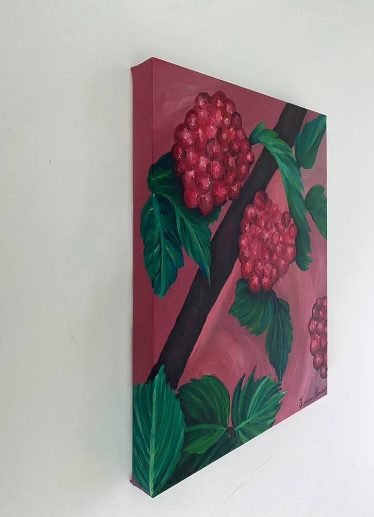Original Expressionism Floral Painting by Francesca Bandino