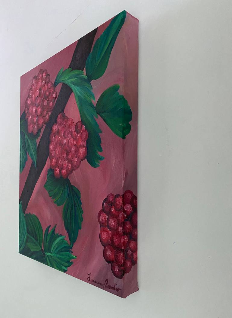 Original Expressionism Floral Painting by Francesca Bandino