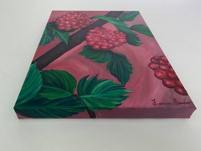 Original Expressionism Floral Painting by Francesca Bandino