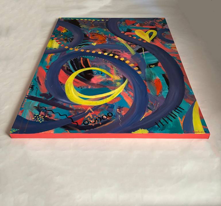 Original Abstract Expressionism Abstract Painting by Francesca Bandino