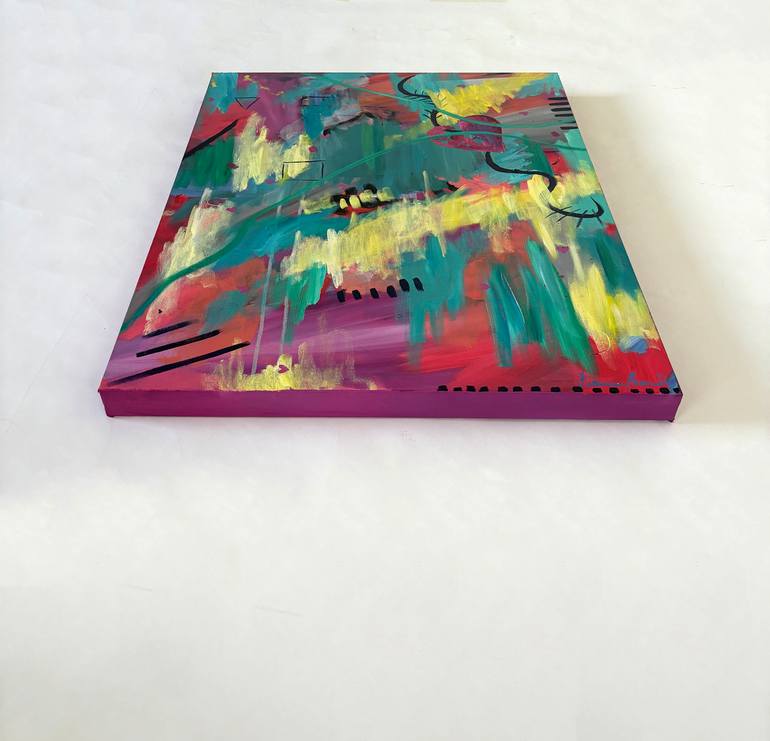 Original Abstract Expressionism Abstract Painting by Francesca Bandino