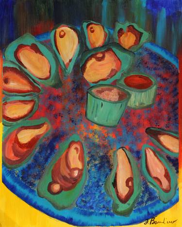 Print of Abstract Food Paintings by Francesca Bandino