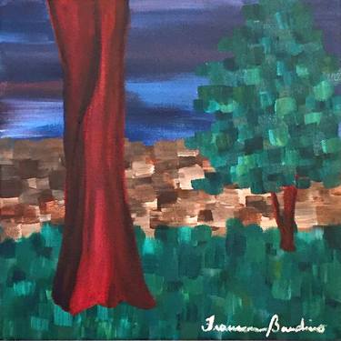 Original Expressionism Tree Paintings by Francesca Bandino