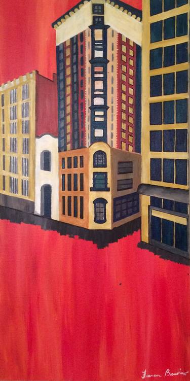 Original Architecture Paintings by Francesca Bandino