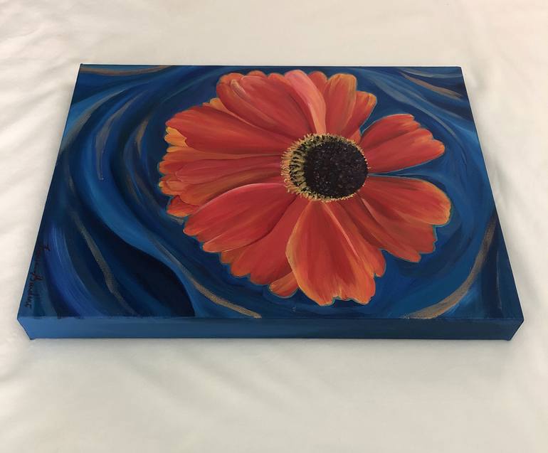 Original Floral Painting by Francesca Bandino