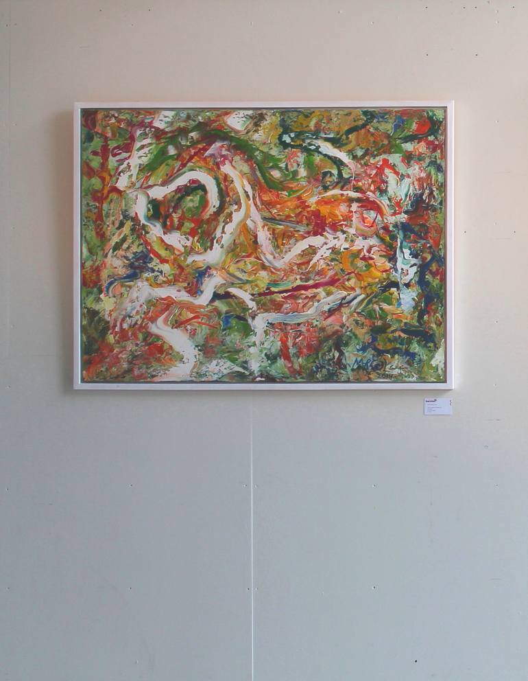 Original Abstract Expressionism Abstract Painting by Marcel De Groot