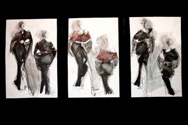 Print of Fashion Drawings by Dijana Vujacic