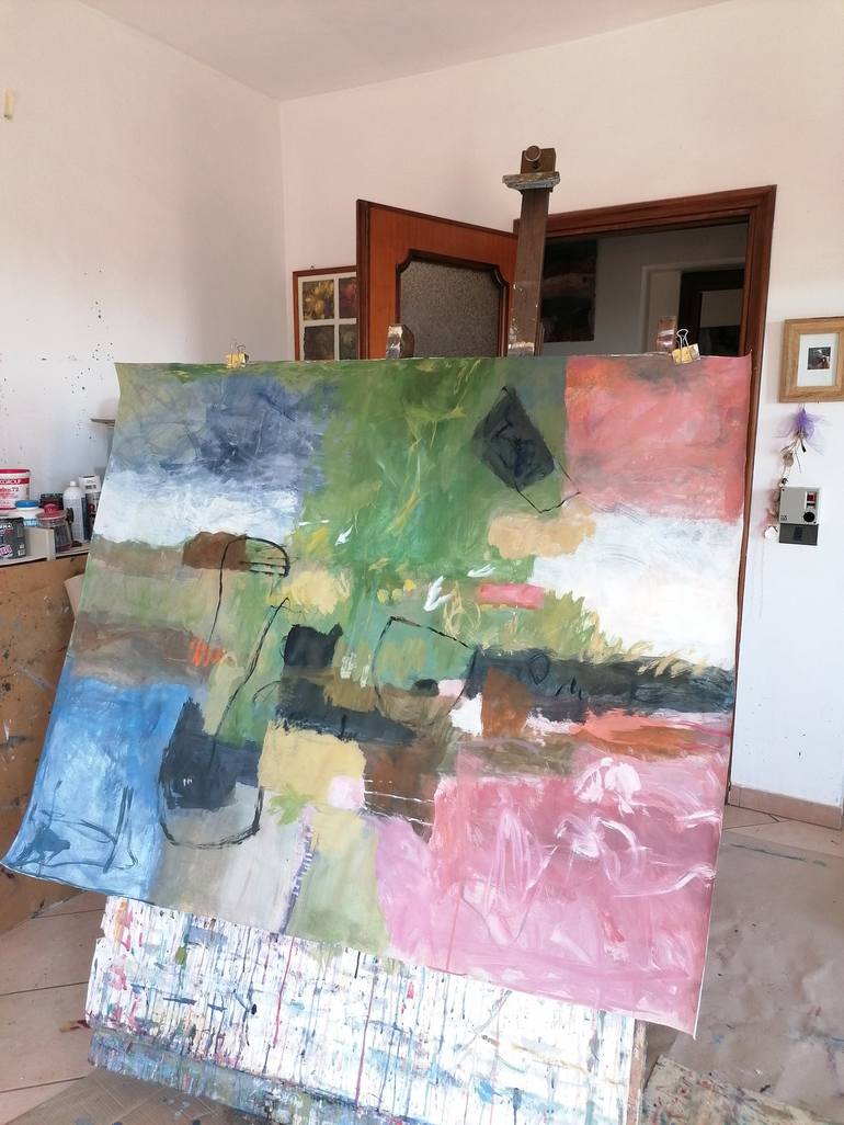 Original Abstract Painting by luciana mangione