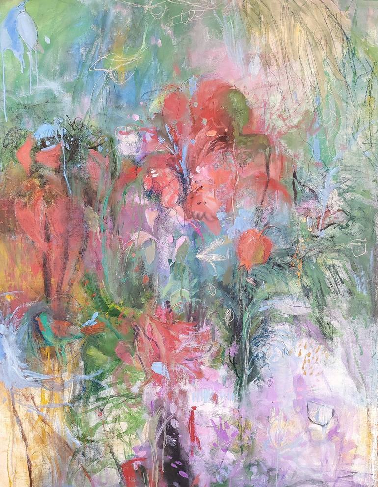 Print of Abstract Expressionism Nature Paintings by Luciana Mangione