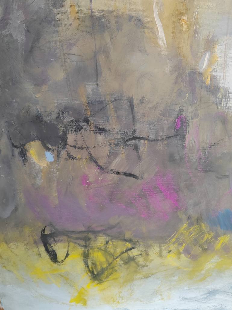 Original Abstract Expressionism Abstract Painting by Luciana Mangione
