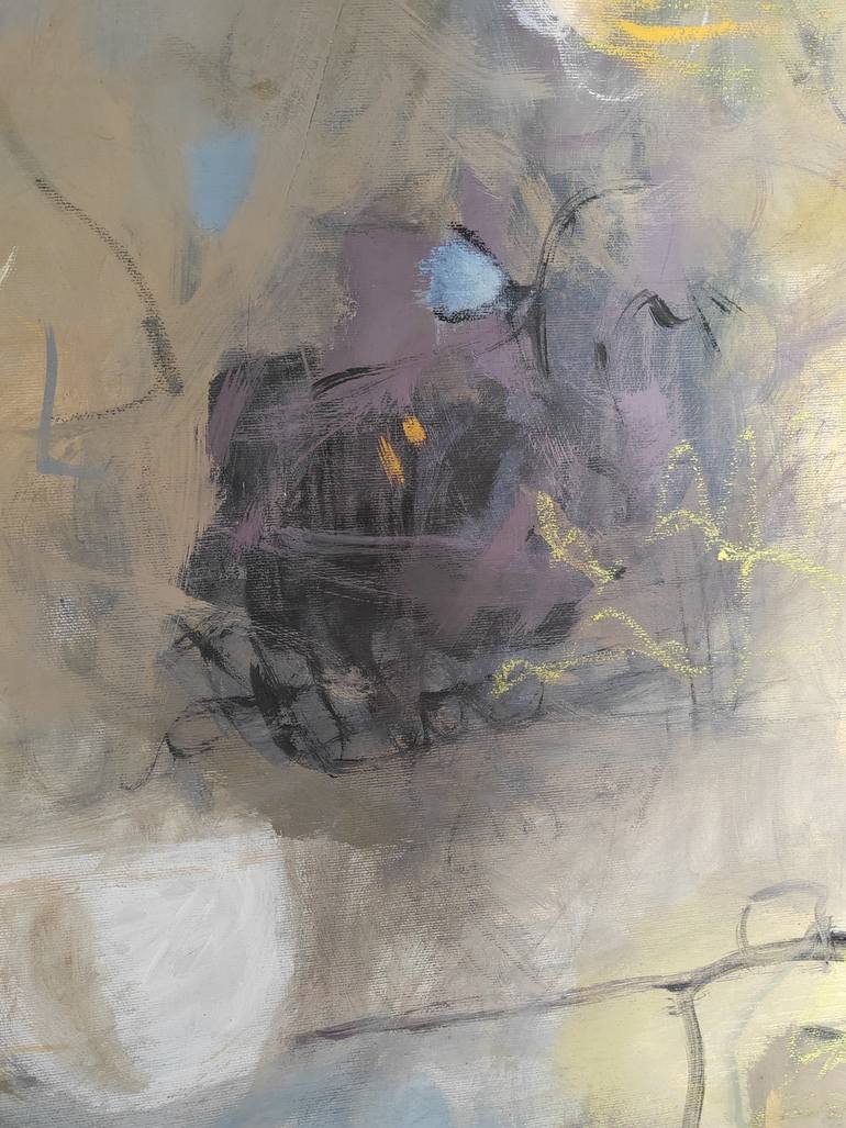 Original Abstract Expressionism Abstract Painting by Luciana Mangione
