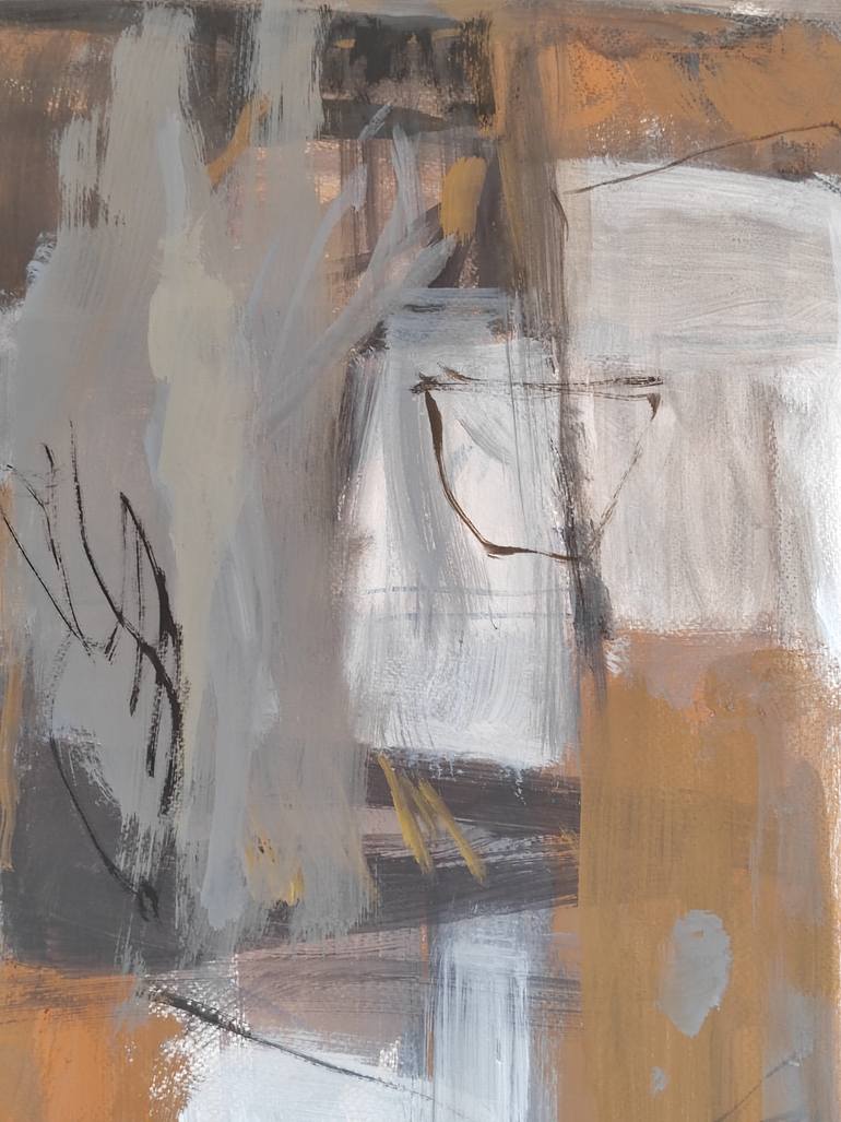 Original Abstract Expressionism Abstract Painting by Luciana Mangione