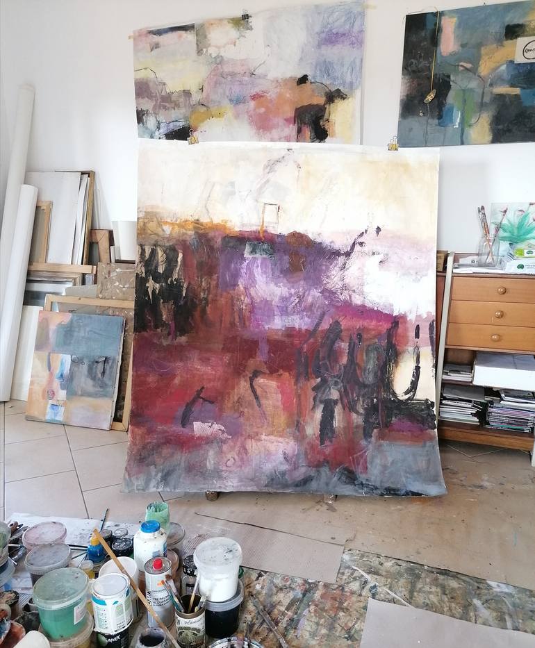 Original Abstract Painting by luciana mangione
