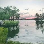 Sunset Afterglow on the Charles River by Harper Dangler