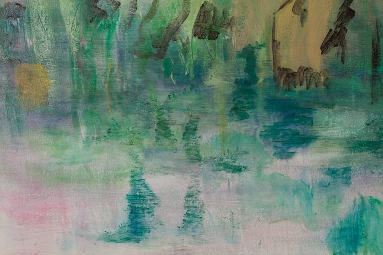 Original Abstract Landscape Painting by Adeleia U