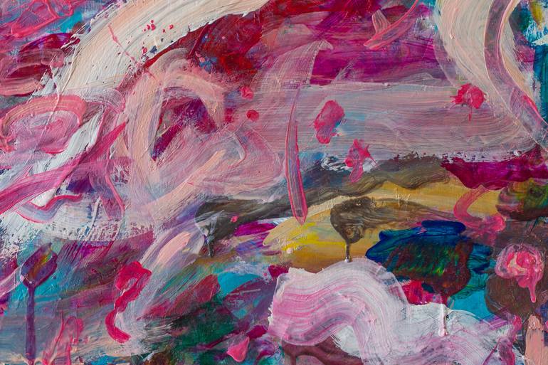 Original Expressionism Abstract Painting by Adeleia U