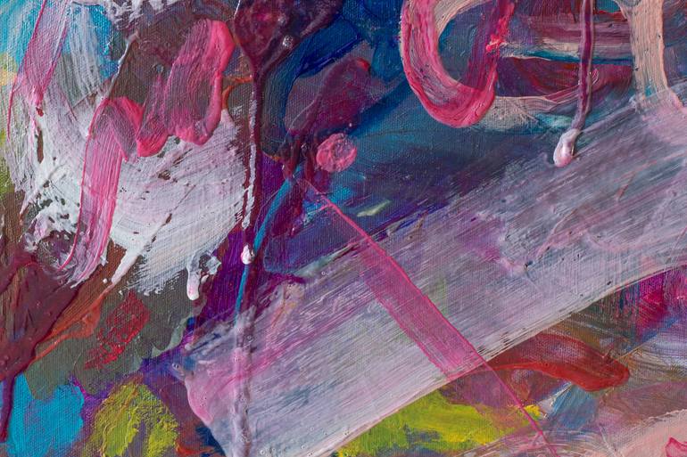 Original Expressionism Abstract Painting by Adeleia U