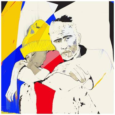 Father and son: Syrian Refugee Camp, Fine Art Print Limited Edition of 50 thumb