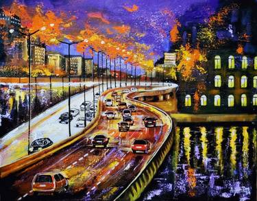 Original Cities Paintings by Arjun Das