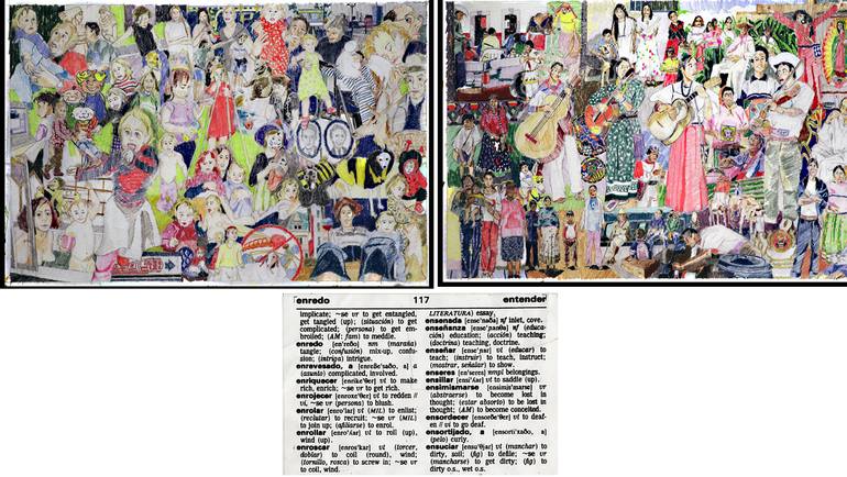 Original Conceptual Pop Culture/Celebrity Collage by Robert Forman