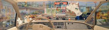 Original Fine Art Car Collage by Robert Forman