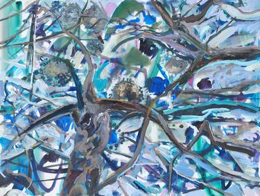 Print of Abstract Tree Paintings by Tereza Zikovska
