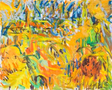 Original Abstract Nature Painting by Tereza Zikovska