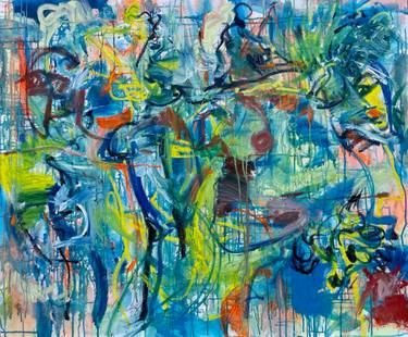 Original Abstract Expressionism Abstract Painting by Tereza Zikovska