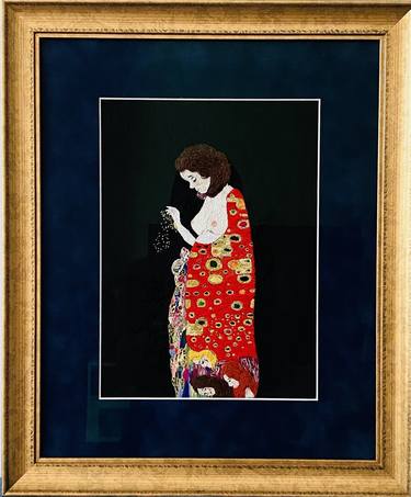 Original Art Nouveau Body Mixed Media by Alice Cheung