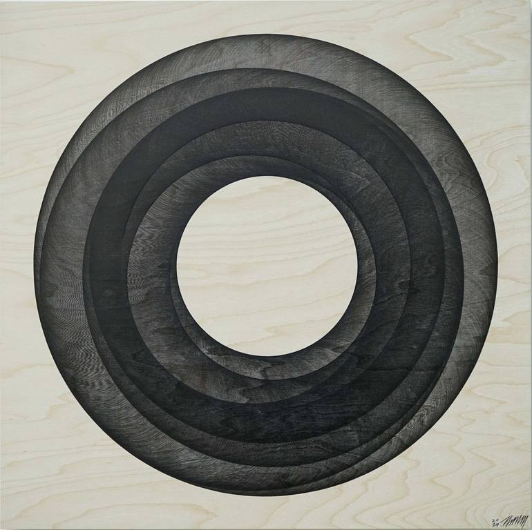 Print of Black & White Abstract Drawing by Cheolyu Kim