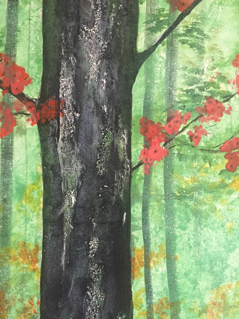 Original Art Deco Nature Painting by Meeta Garg