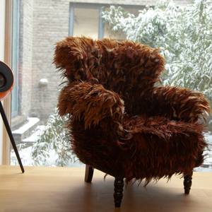 God Forsaken Place Installation Feather Sofa Chair