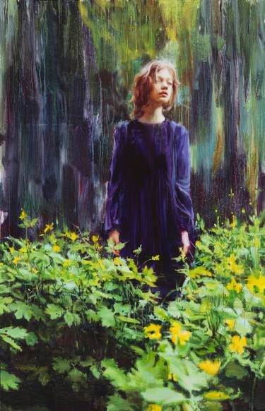 Print of Realism Women Paintings by Zhongwen Yu