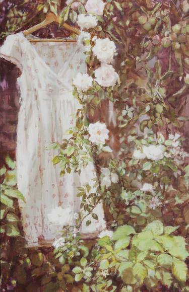 Print of Realism Floral Paintings by Zhongwen Yu