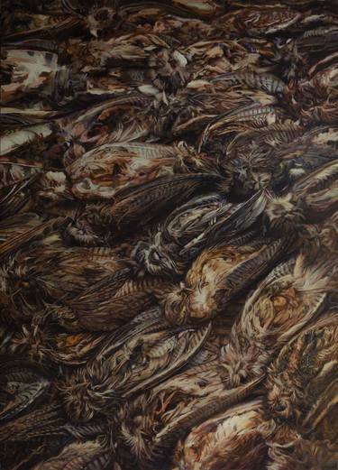 Saatchi Art Artist Zhongwen Yu; Paintings, “The devil all the time” #art